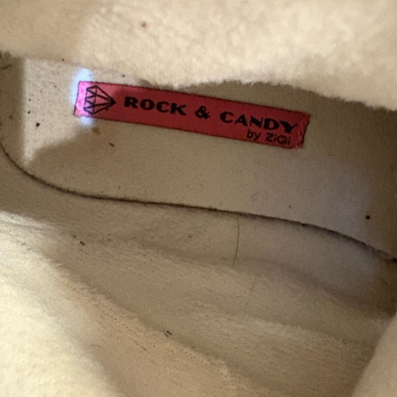 Rock & Candy Danlea Faux Fur Lace Up Booties Gray Water Repellent Women’s 8.5 - Picture 10 of 10